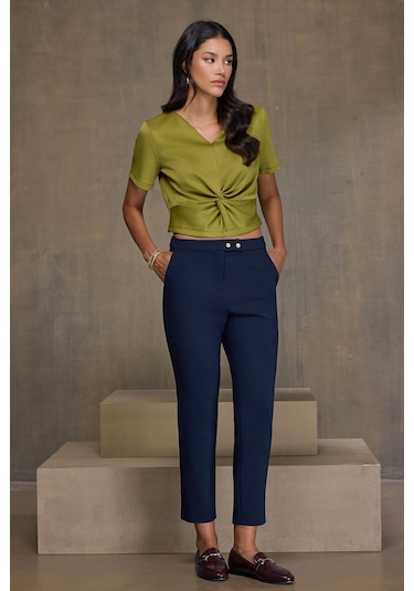 Upgrade Slim Fit Pantolon Lacivert