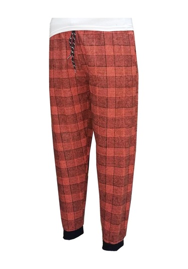 Wingetstar Ekose Manşetli Erkek Eşofman Altı Kiremit