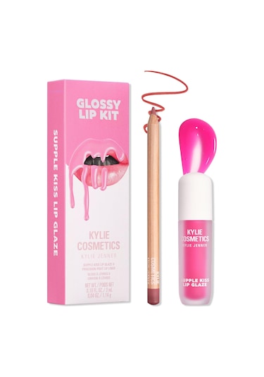 Kylie Glossy Lip Kit Dudak Kalemi Ve Parlatıcı Set Candy Pink 811 Candy Pink
