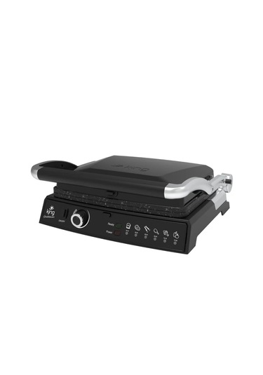 King K462S 2000 W Grill Master Siyah Izgara Ve Tost Makinesi