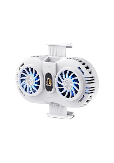 Çift Fanlı Telefon Radyatörü Uzun Kullanım Süresi Telefon Tutucu Soğutma Pedi Gamepad Denetleyici Isı Emici