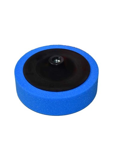 Pasta Süngeri Sert 150mm M14 Somunlu Mavi Carwel