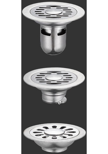 Homyl Yer Süzgeçli Yeraltı 12cm Bodrum Duş 11.8x2.8cm-tekli 11.8x2.8cm Tekli Diğer