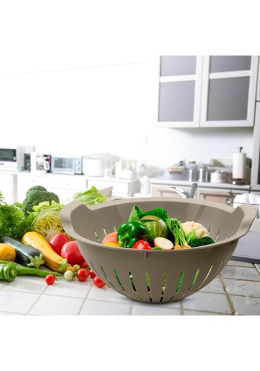 Ceronni Handy Kaseli Süzgeç 3 Lt Bej Bej