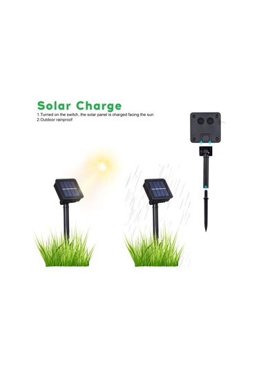 Enerji Tasarruflu Güneş Tüpü Dize Işık 22m 200 Lamba Boncuk 8 Fonksiyonlar 12 Diğer