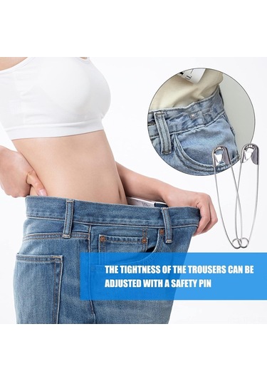 Tenfowee 250 Adet Çeşitli Boyutlu Nikel Kaplı Çelik Güvenlik İğne Seti, Depolama Kutusuyla Etiket Sabitleyici İğneler Paketi