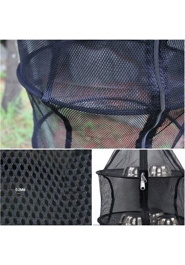 Sones Kamp Piknik Katlanır Sofra Sebze Meyve Kuru Net Asılı Örgü Bulaşık Kurutma Makinesi Raf Raf Çok Renkli