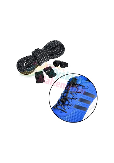 Akıllı Kilitli Elastik Ayakkabı Bağcık 100 CM Video Tanıtımlı