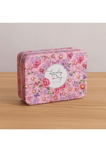 Dikdörtgen Kutu Hediye Kutusu Sevgililer Günü Hediye Kutusu Lovely Day Pembe 6 Lı