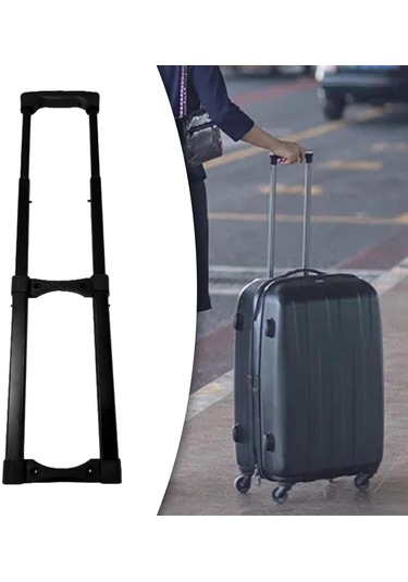 Homyl Bagaj Teleskopik Saplı Arabası Çantası İş 34cm-ila-80,5cm Siyah