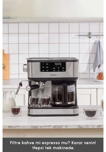 Karaca Coffee Art 2 İn 1 Espresso Ve Filtre Kahve Makinesi