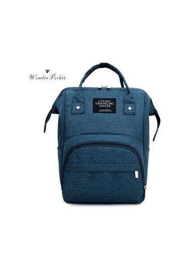 Ganzhoushop Su Sırt Seyahat Rahat Kapasiteli Grey Geçirmez Emzirme Çantası Çantası Büyük Bezi Bebek Anne Uz Gri