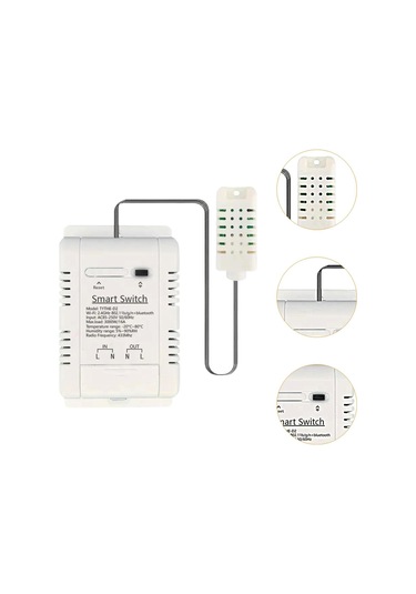 Suntek Sıcaklık Ve Nem İzleme Anahtarı 85-250v Ses Kontrol