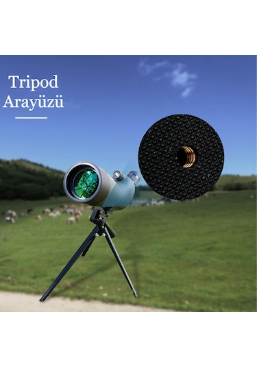 Interstech 25-75x70 Zoom Monoküler Teleskop Dürbün Gece Görüşü Su Geçirmez