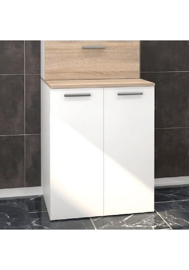 Denko Vento 70 Cm Mdf Çamaşır Makinesi Banyo Dolabı Takımı Çok Renkli