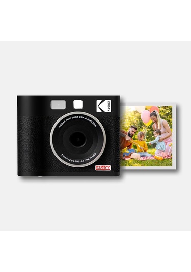 Kodak Mini Shot 4 Era Siyah 4x4 Filmli Fotoğraf Makinesi