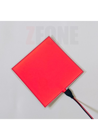 5 5 Cm Led Işık Yayan Pano Kırmızı