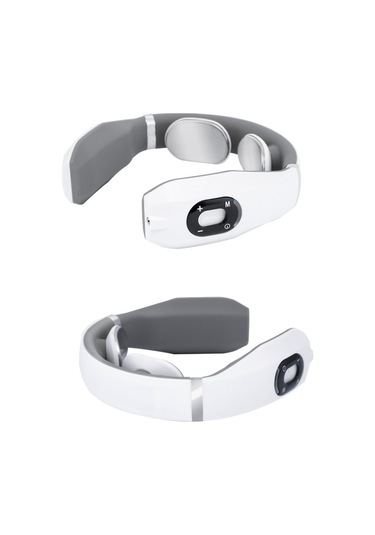 Servikal Omur Masajı Şarj Akıllı Puls Fizyoterapi Aleti Elektromanyetik Titreşim Boyun Koruyucu, Boyut:kırmızı Diğer Çok Renkli