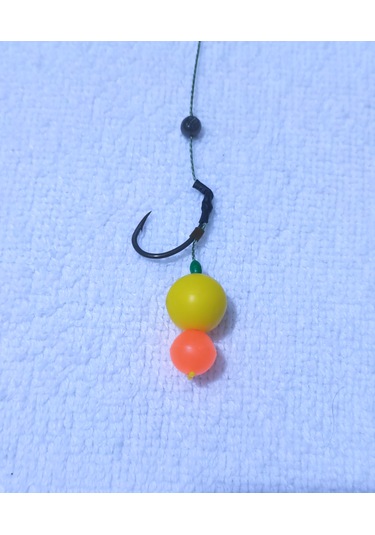 Küspeli Karışık Renkli Kardan Adam Sazan Rig Takım