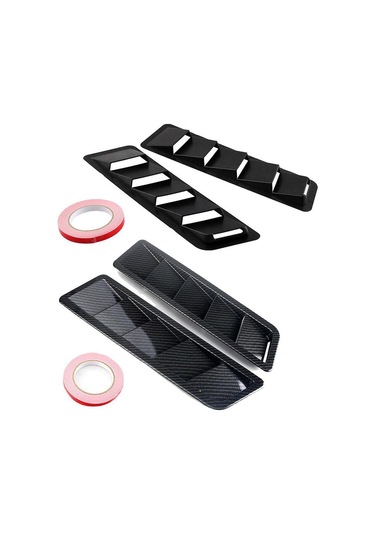 Suntek Araba Kaputu Havalandırma Hava Akışı Emme Panjuru Siyah