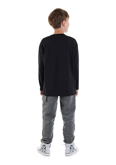 Denokids Dinolar Erkek Çocuk T-shirt Pantolon Takım Renkli