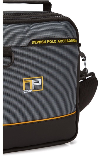 Newish Polo Toledo Erkek Omuz Çantası -qatro 2303 Gri