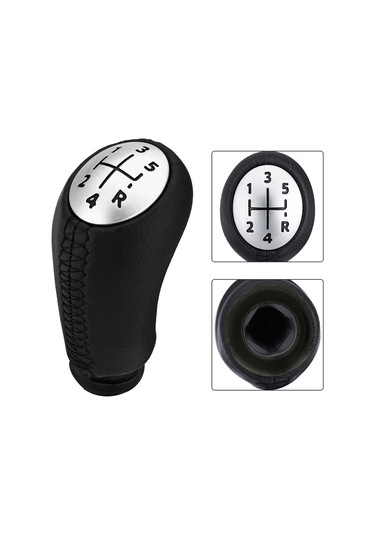 Suofeng Renault Clio Iıı/megane Iı/kangoo İçin 5 Vitesli Deri Vites Çubuğu Kolu, Ergonomik Tasarım, 2 Adet, 2002-2009 Modeli