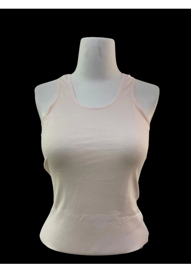 Kolcu Ribana Kadın Kalın Askılı Atlet-kb410-pembe Pembe