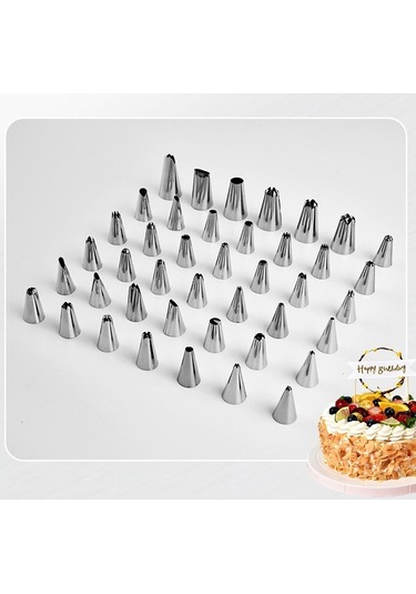 Novahub Profesyonel Pasta Dekorasyon Seti - Yeniden Kullanılabilir Kek Süsleme Çantası Diğer