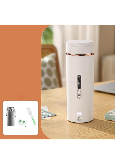 Homyl Taşınabilir Elektrikli Su Isıtıcısı Kapak-çevirin Beyaz Diğer