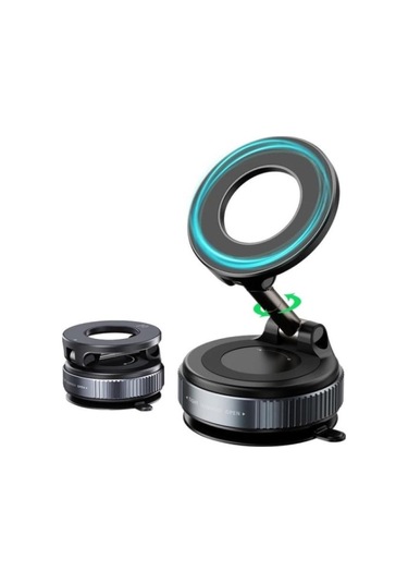 Zhltools Vakumlu Manyetik Araç İçi Telefon Tutucu Siyah