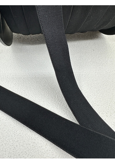 2 Cm Boxer Lastiği-5 Metre-siyah