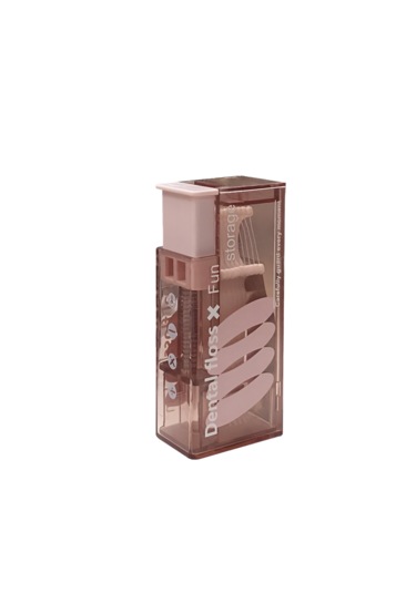 Taşınabilir Diş İpi Kutusu Otomatik Olarak Açılır - Pembe