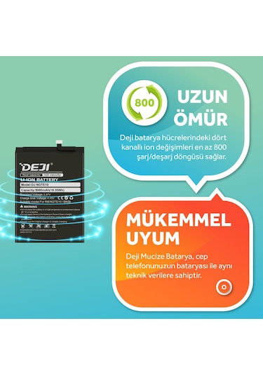 Xiaomi Redmi Note 10 4G / Redmi Note 10S Batarya Mucize Batarya Deji BN59