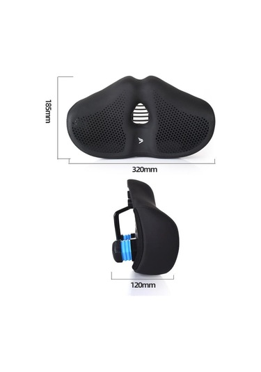 Sones Fmfxtra Kalınlaştırılmış Bisiklet Sele Dağ Bisikleti Şeklinde Sele, Renk: Kahverengi + Arka Lamba