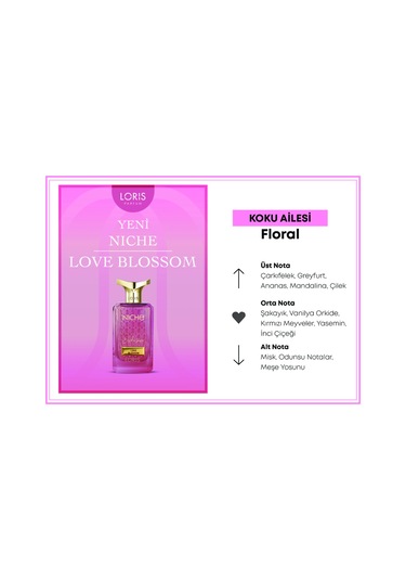 Niche Love Blossom Exclusive Parfüm 70 Ml Çiçek