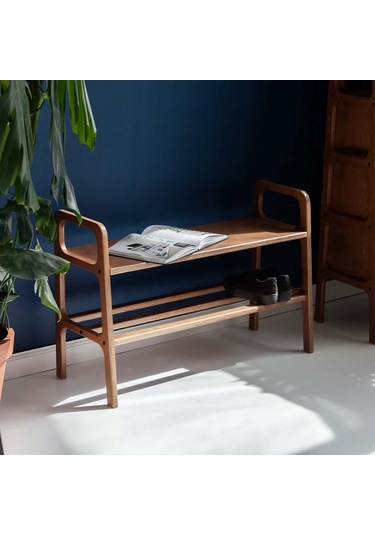 Woodesk Porta, Ahşap, Ayakkabılık, 100x40, Ceviz Renk Ceviz Woodesk Porta, Ahşap, Ayakkabılık, 100x40, Ceviz Renk Ceviz