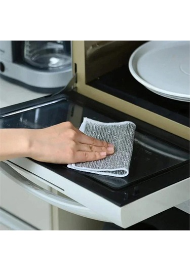 2 Adet Telli Bulaşık Bezi Ovma Teli Pratik Çizmez Bulaşık Süngeri Çok Amaçlı Temizlik Süngeri