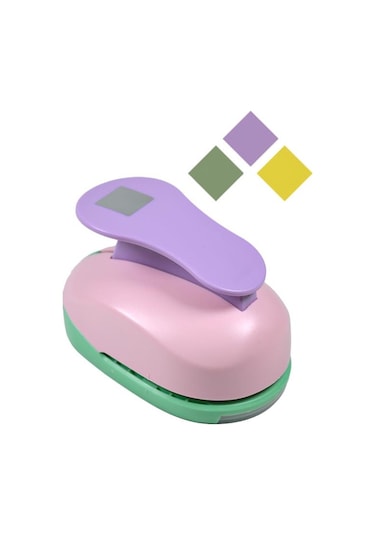 Kamei Şekilli Delgeç Kare 3.5 Cm KM8820 Çok Renkli