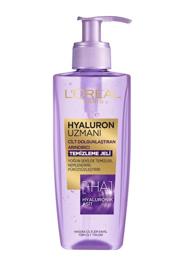 L'Oreal Paris Hyaluron Uzmanı Cilt Dolgunlaştıran Temizleme Jeli 200 ML