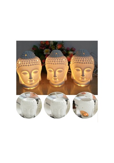 Dekoratif Buda Tasarımlı Buhurdanlık 14 Cm Yağ Hediye