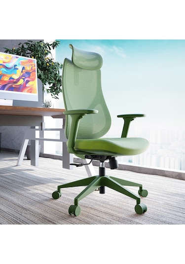 Rio Ergonomik Çalışma Koltuğu Yeşil