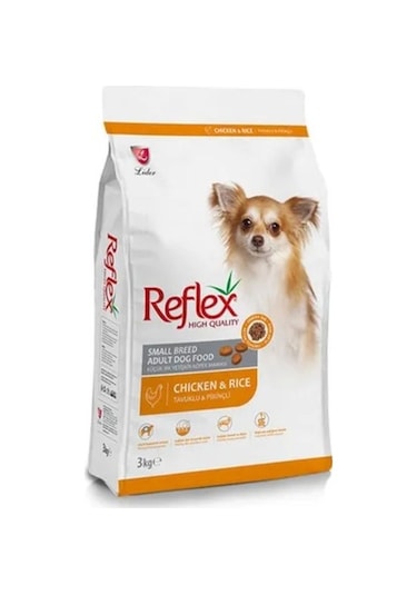 Reflex Tavuklu ve Pirinçli Küçük Irk Yetişkin Köpek Maması 3 KG