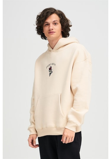 Hırsch Unisex True Pain Sweatshirt Taş Gri