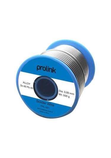 Prolink Prl-021 500 Gr Sn60 Pb40 3,00 Mm Makara Lehim Prolink