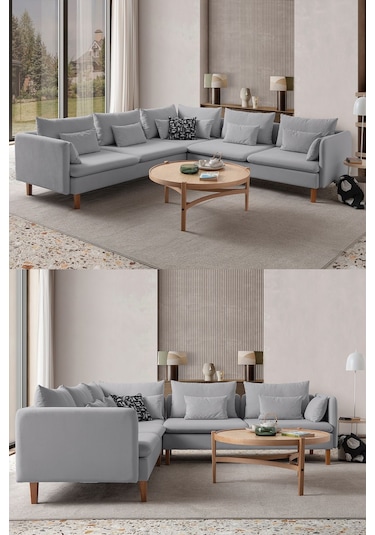 Flexy L Köşe Takımı Gri