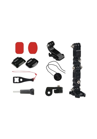 2 Set Bisiklet Kask Yapıştırıcı Çok Eklemli Kol Gopro Hero11 Siyah / Hero10 Siyah / Gopro Hero9 Siyah / Hero8 Siyah / Hero7 / 6/5 / 5 Oturum / 4 Oturum / 4 /3 /3 /2 / 1, Djı Osmo Action Ve Diğer Aksiyon Kameraları Stil 3 Diğer