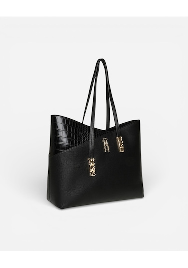 Steve Madden Belıot-c Black/gold Kadın Siyah Omuz Çantası Belıot-c
