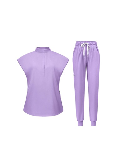 Dolıty Kadın Üniforma Fırçalama Seti S-açık-mor