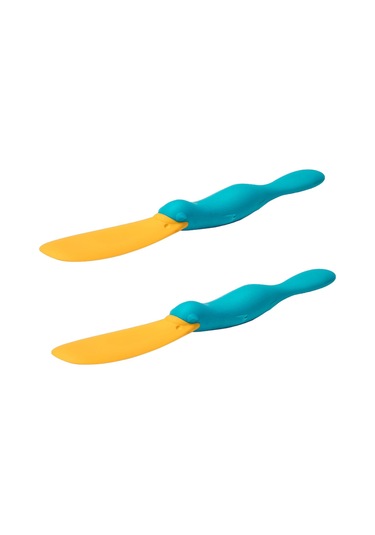 Kangvka Platypus Silikon Mutfak Spatula Seti 2 Adet - Yiyecek Dereceli Bpa'sız Güvenli Çeşitli Yemeklere Uygun